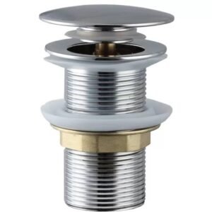 Pileta metalna bez preliva hrom klik-klak 5/4 Hydra AquaLux