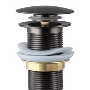 Pileta metalna bez preliva gun grey klik-klak 5/4 Hydra AquaLux