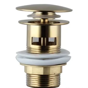 Pileta metalna sa prelivom sjajno zlato klik-klak 5/4 Minor AquaLux