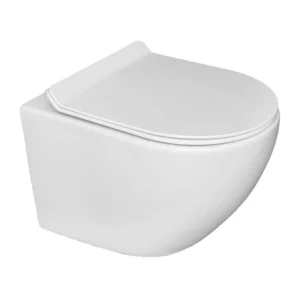 WC šolja konzolna OPTIMO rimless sa duroplast soft close WC daskom KFS001