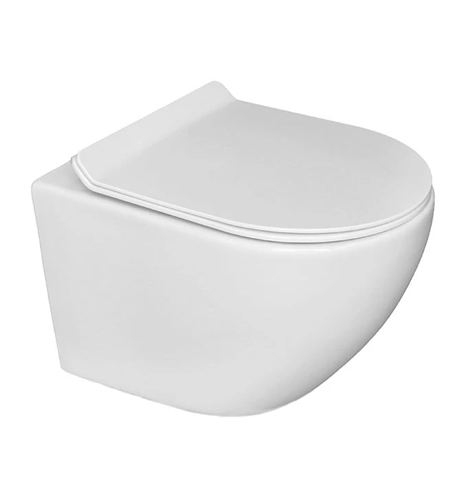 WC šolja konzolna OPTIMO rimless sa duroplast soft close WC daskom KFS001