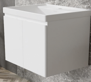 Kupatilski ormaric sa umivaonikom Mila 60cm bijeli PVC R