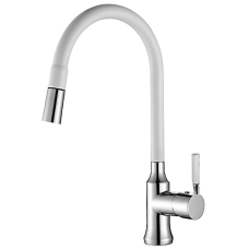 Cesma slavina za sudoper bijela flex AQ