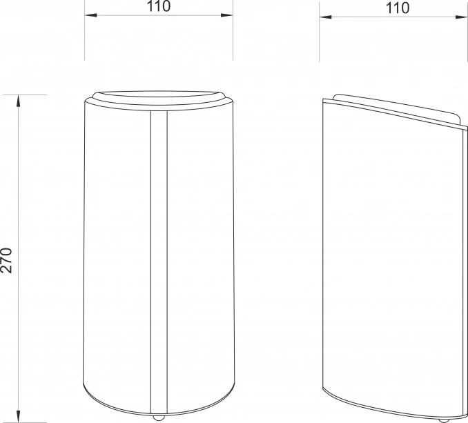 Dozer sapuna PROCLEAN OPAL 850ml senzorski bijeli PC-03-2850SW I - Image 2