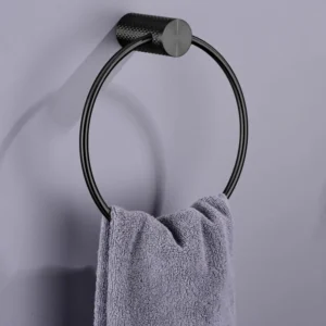 Držac malog peškira COPEN DIAMOND mat crni C-03-352MC I