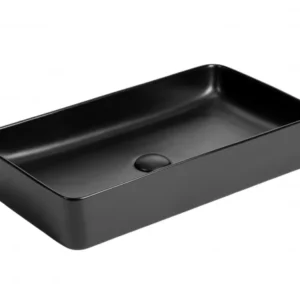 Lavabo nadgradni MINOTTI 605x355x115 mat crni I