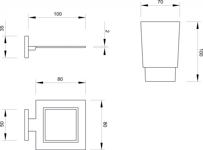 Držač čaše MINOTTI 20738 I - Image 2