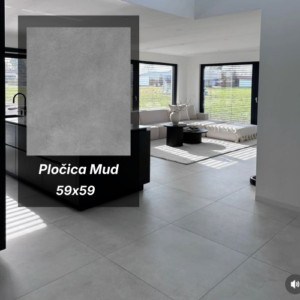 Pločica 59x59 Mud 1200