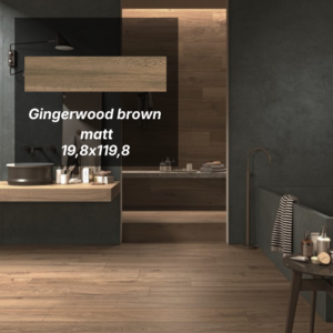 Keramičke pločice 19,8x119,8 Gingerwood brown matt 1165