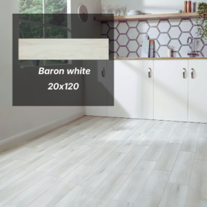 Keramičke pločice 20x120 Baron white 1189