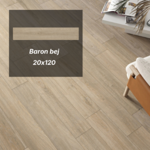 Keramičke pločice 20x120 Baron bej 1191