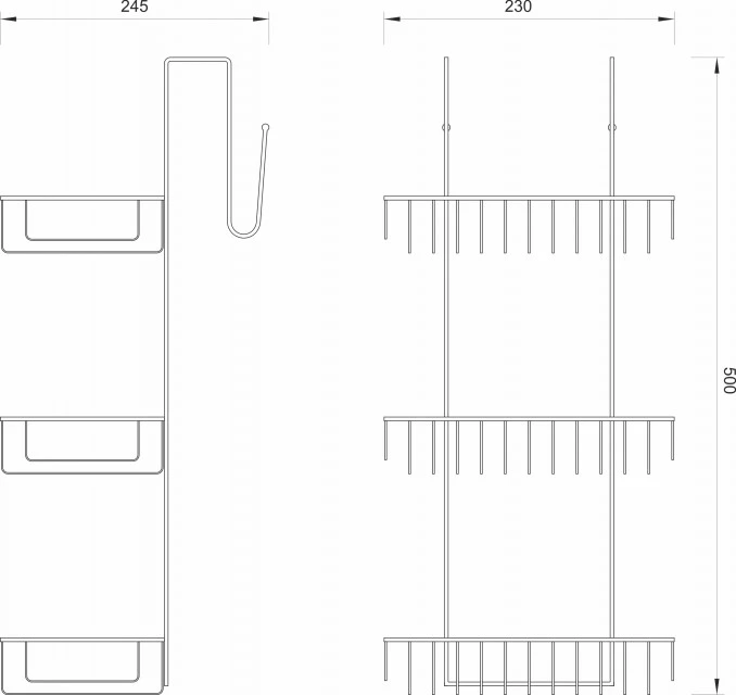 Etažer žicani WT600 Minotti I - Image 2