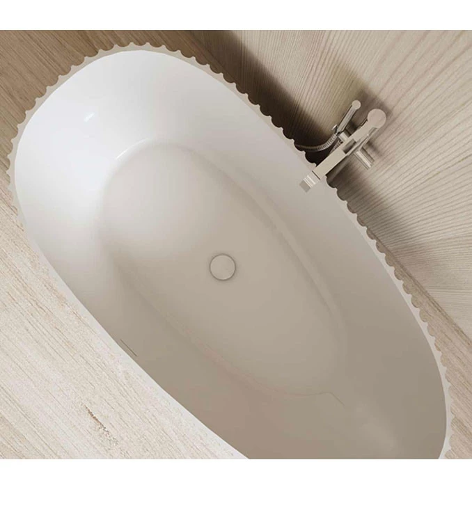 Kada samostojeća COPEN MARILYN 170x85x58 sjajna bijela C-08-1006W I - Image 3