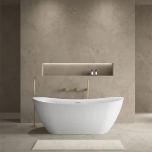 Kada samostojeca COPEN VIVIEN 170x73x63 sjajna bijela I