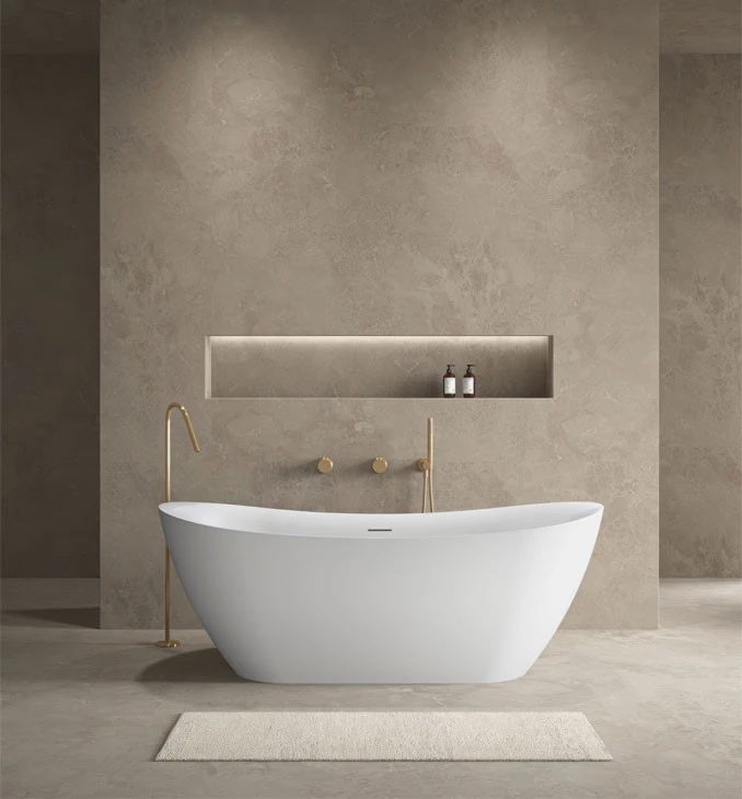 Kada samostojeca COPEN VIVIEN 170x73x63 sjajna bijela I