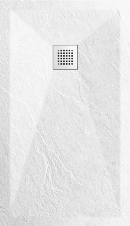 Tuš kada kvadratna 140x80x2.5 COPEN BIJELA sa rešetkom C-11-148W I - Image 5