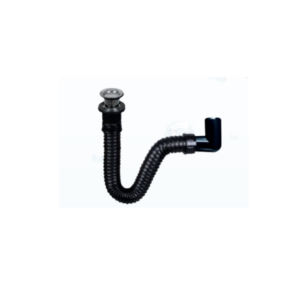 Sifon za umivaonik 5/4 crni klik-klak hidrolux HE