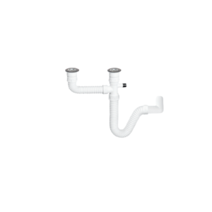 Sifon za sudoper dvodjelni fleksibilni sa priključkom za mašinu hidrolux HE