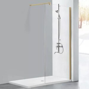 Tuš kabina 80cm Walk In Zlatna Eckle