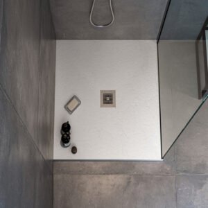 Tuš kada umjetni mramor bijela SMART SLATE 90x90