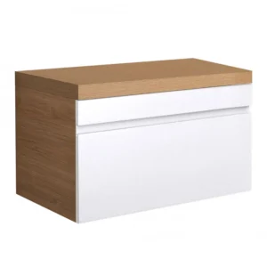 Kupatilski ormarić NOTTE 80cm bez lavaboa NTT0800.BS hrast-bijela I