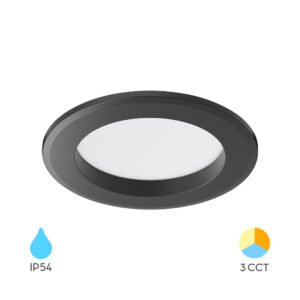 Led spot ugradni9W-CRNA-3U1-IP54-braytron