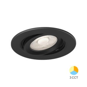 Led spot ugradni -5W crni okrugli 3IN1-Braytron