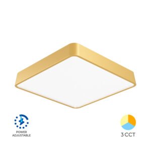 Plafonjera LED BRY-BLADE-SS-SQR-GLD-36W-3IN1-WAT3-Braytron