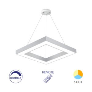 Luster LED BRY-BLADE-PD-kockasti bijeli-45W-RMT-Braytron