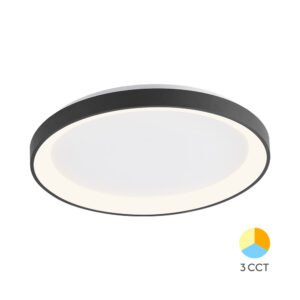 Plafonjera LED BRY-BELLA-SLS-SR-okrugla crna-36W-3IN1-IP20-Braytron