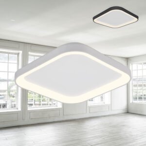 Plafonjera LED BRY-BELLA-SLS-SR-kockasta bijela-36W-3IN1-IP20-Braytron