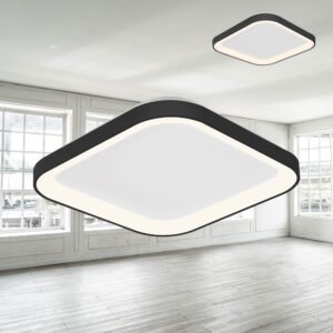 Plafonjera LED BRY-BELLA-SLS-SR-kockasta crna-36W-3IN1-Braytron