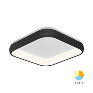 Plafonjera LED BRY-BELLA-MLS kockasta crna 36W IP20 Braytron