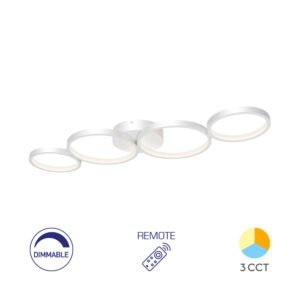 Plafonjera LED BRY-NELA-SR1-okrugli bijeli 60W sa daljinskim IP20 Braytron