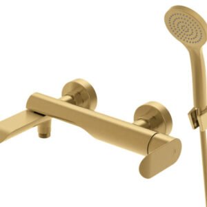Baterija za kadu zlatna Rubineta U1KPGD8 H