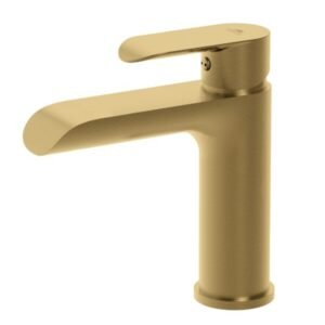 Baterija za umivaonik zlatna Rubineta U801GD8N H