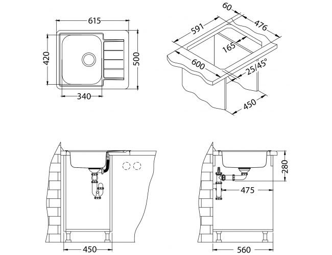 Sudoper 615x500 Line 110 A - Image 3