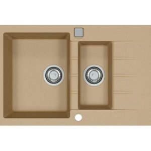 Sudoper 790x500 Cadit 70 G55-beige A