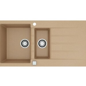 Sudoper 1000x500 Cadit 80 G55-beige A
