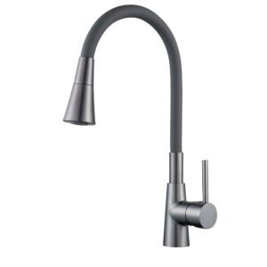 Baterija za sudoper+set za ugradnju gun grey Inter Ceramic Havana MG