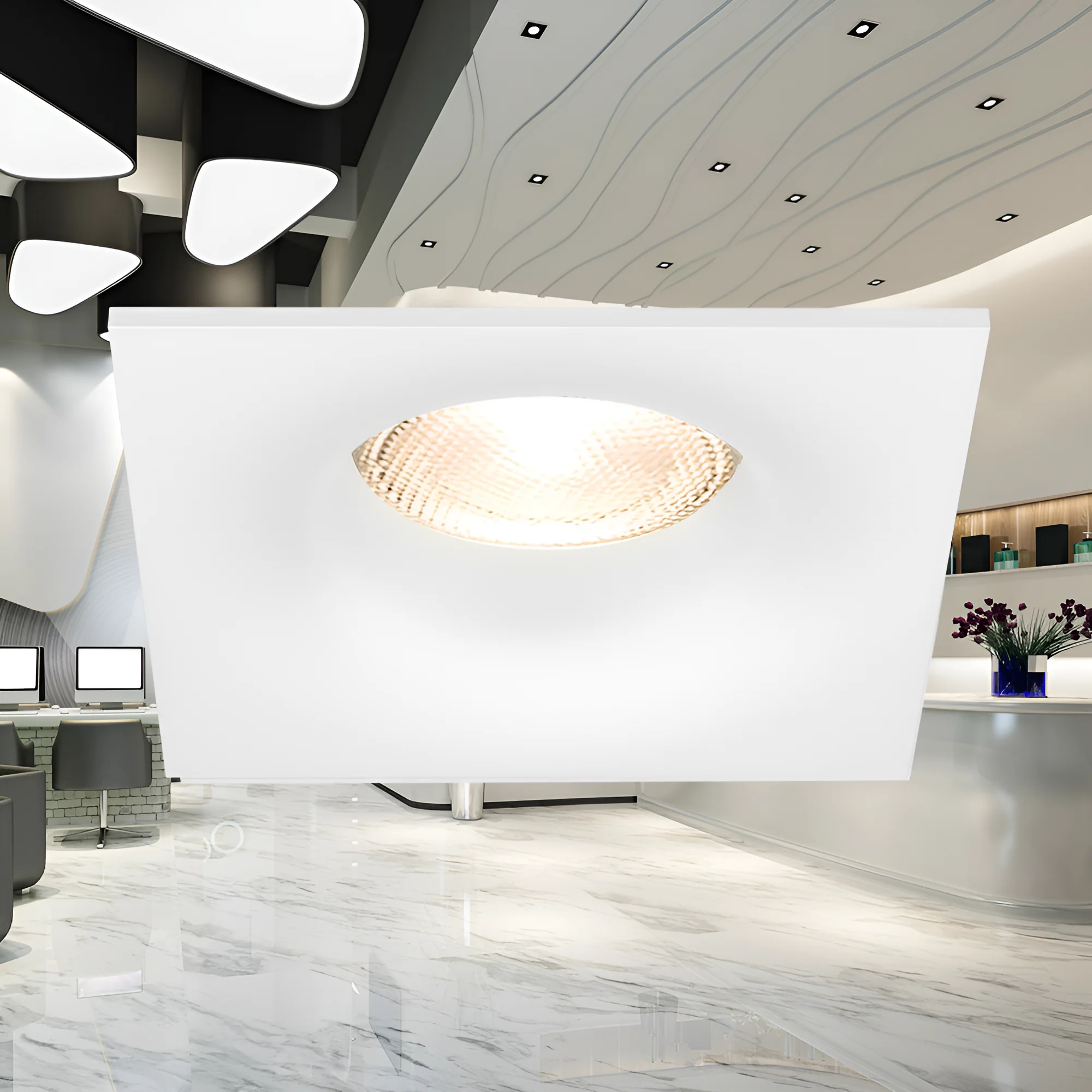 Led spot kvadratni ugradni bijeli Tetra Braytron - Image 2
