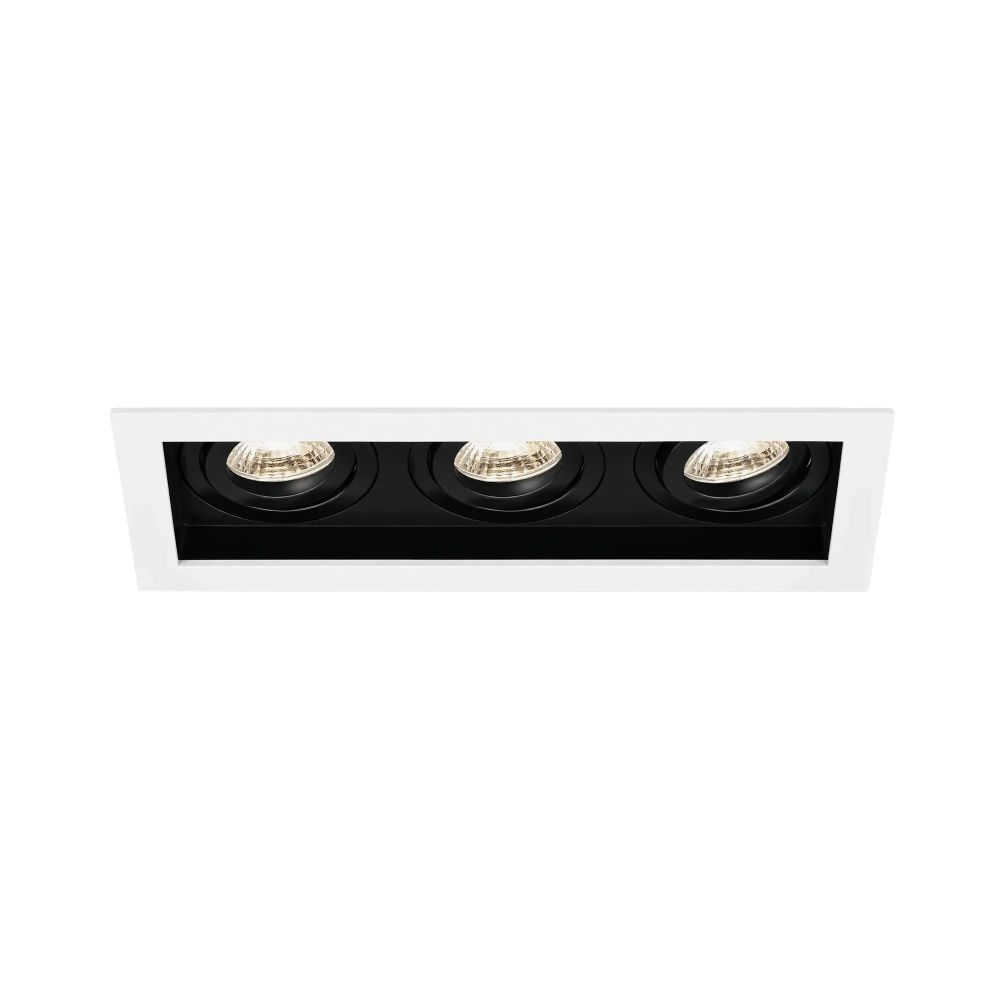 Led spot trostruka kvadratna bijela/crna Beta Braytron
