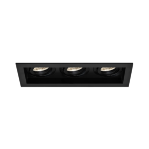 Led spot trostruka kvadratna crna/crna Beta Braytron