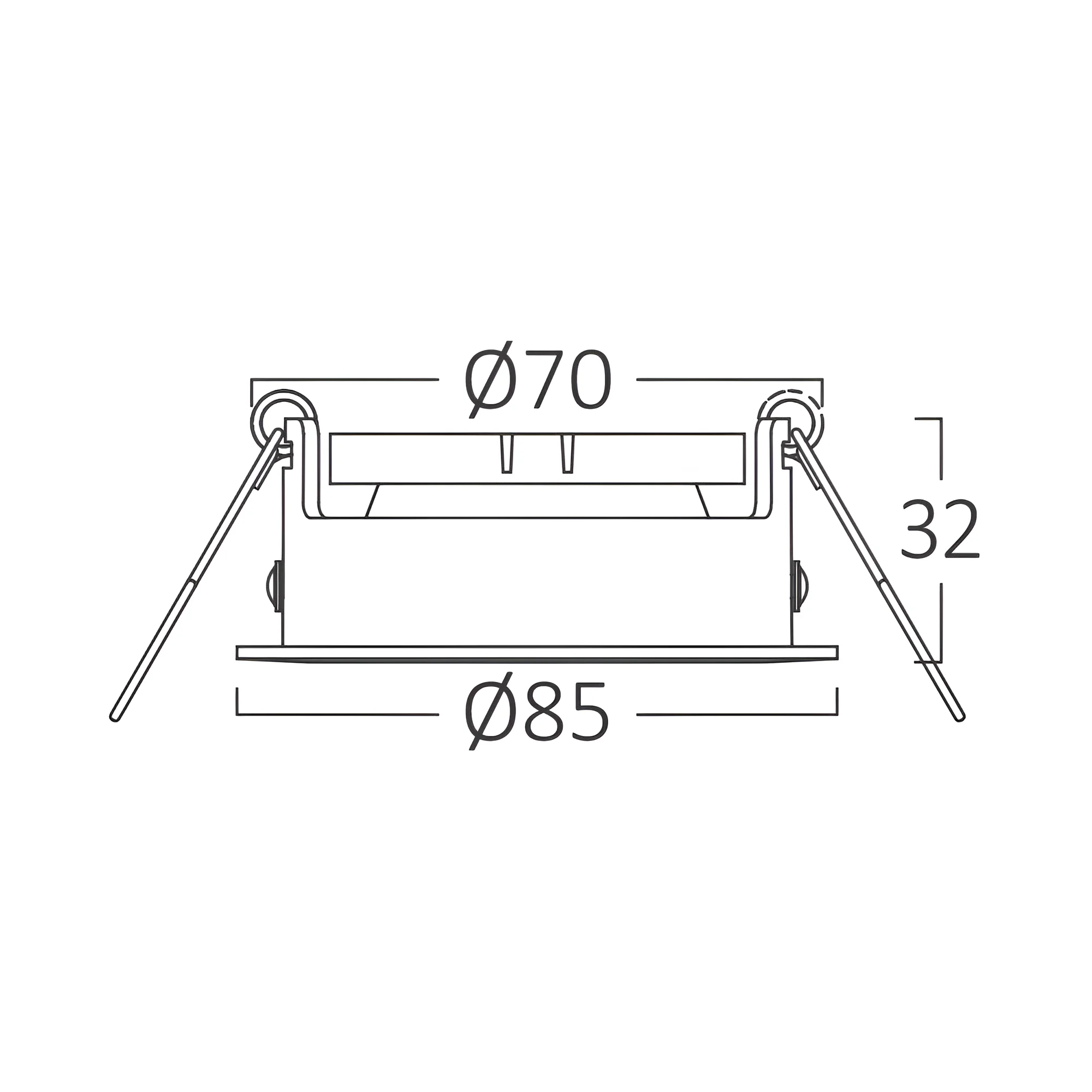 Led spot okrugla crna/crna Beta Braytron - Image 5