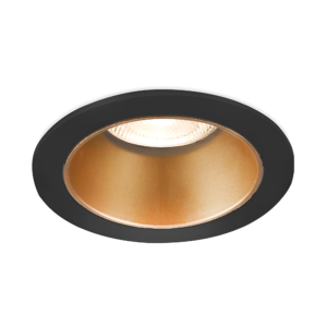 Led spot okrugla crna/zlatna Beta Braytron