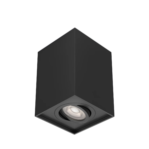Led spot nadgradna kvadratna crna Gama Braytron