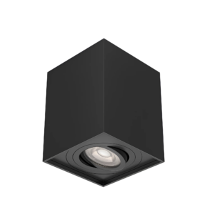 Led spot nadgradna kvadratna crna Gama Braytron