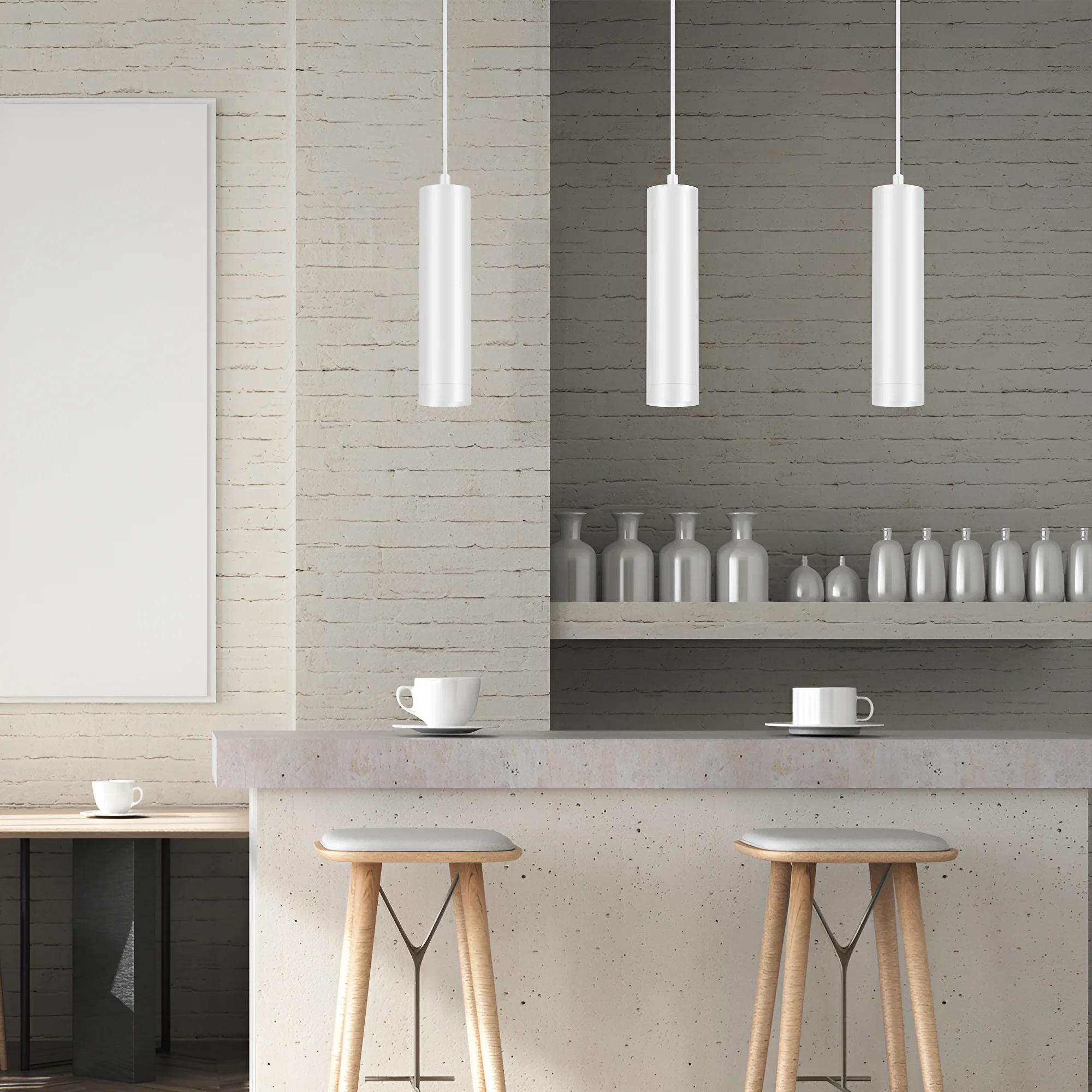 Led spot viseći okrugli bijeli Beta Braytron - Image 2