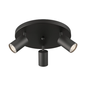 Led spot trostruki okrugli crni Beta Braytron