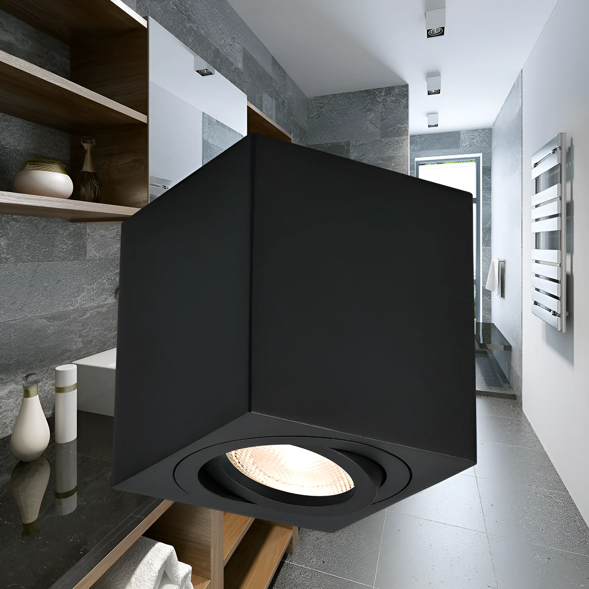 Led spot kvadratni crni Gama Braytron - Image 2